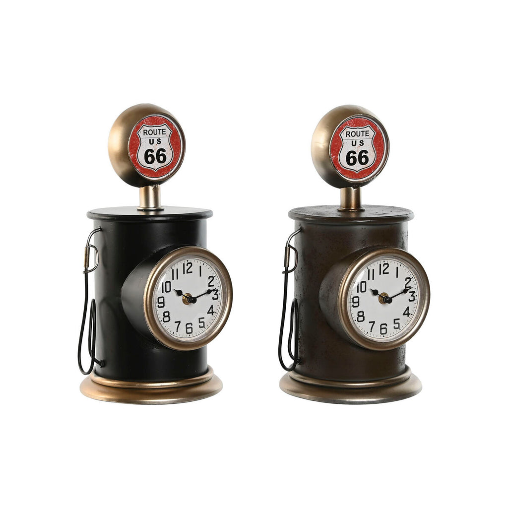 Table clock Home ESPRIT Multicolour Metal-0