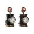 Table clock Home ESPRIT Multicolour Metal-0