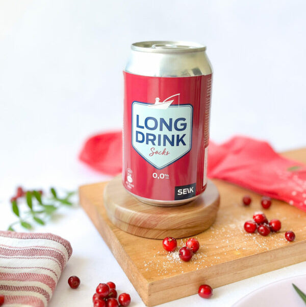 Long Drink Socks – Cranberry Women's Size 35-40