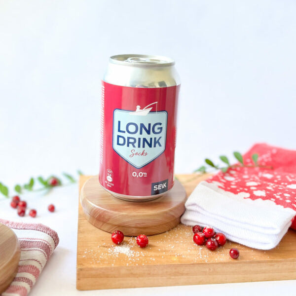 Long Drink Socks – Cranberry Women's Size 35-40
